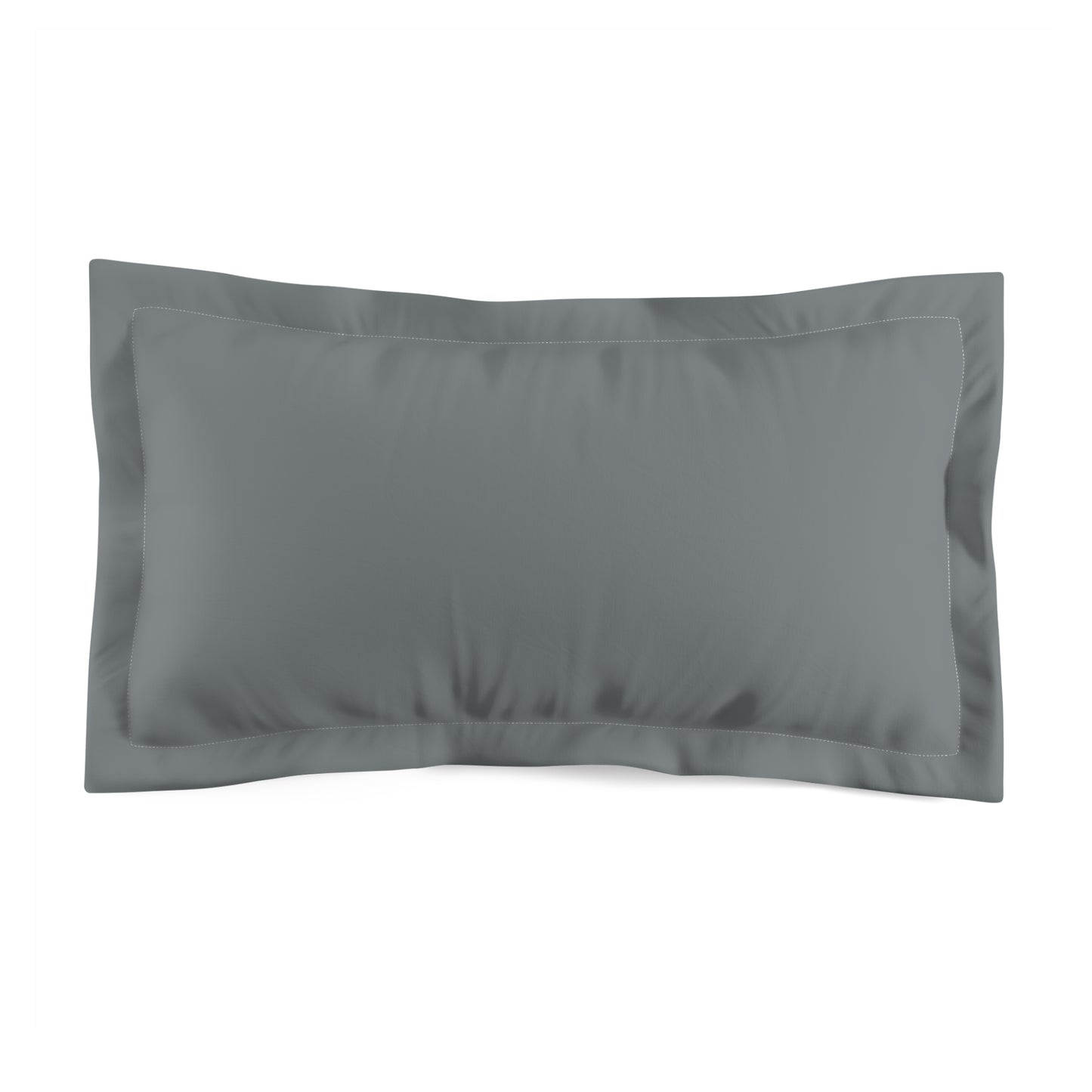 True Holiday Shaker Gray Gray Solids Microfiber Pillow Sham