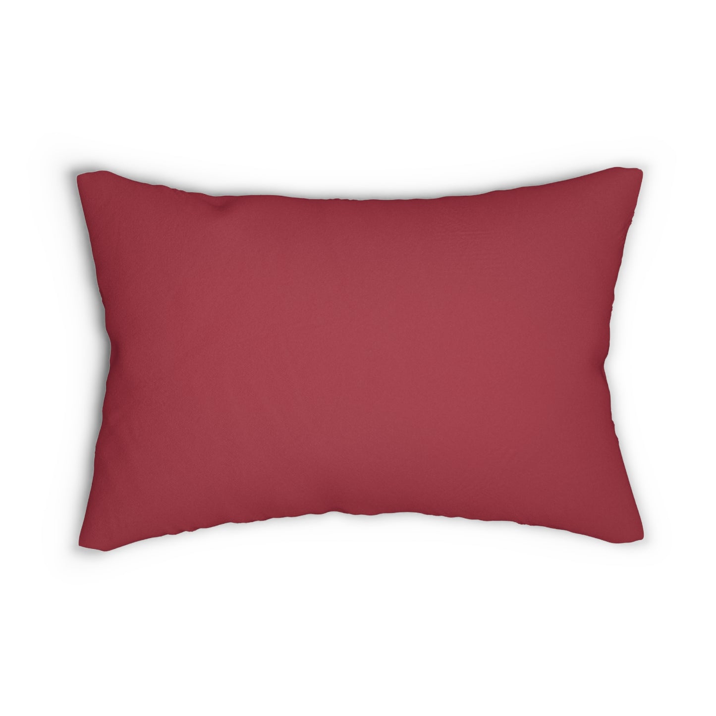 True Holiday Candy Cane Red Solids 20" x 14" Rectangular Throw Pillow