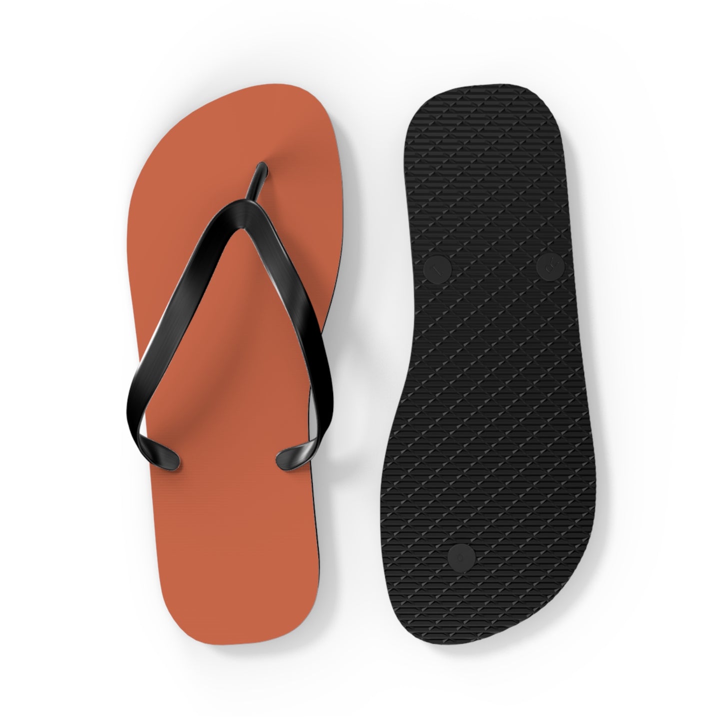 True Holiday Autumn Cover Orange Solids Flip Flops