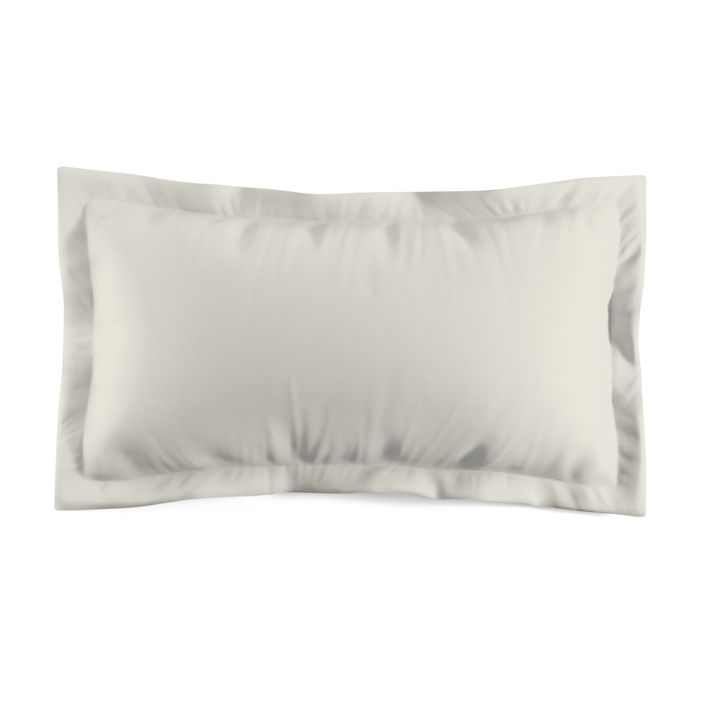 True Holiday Swiss Coffee White Solids Microfiber Pillow Sham