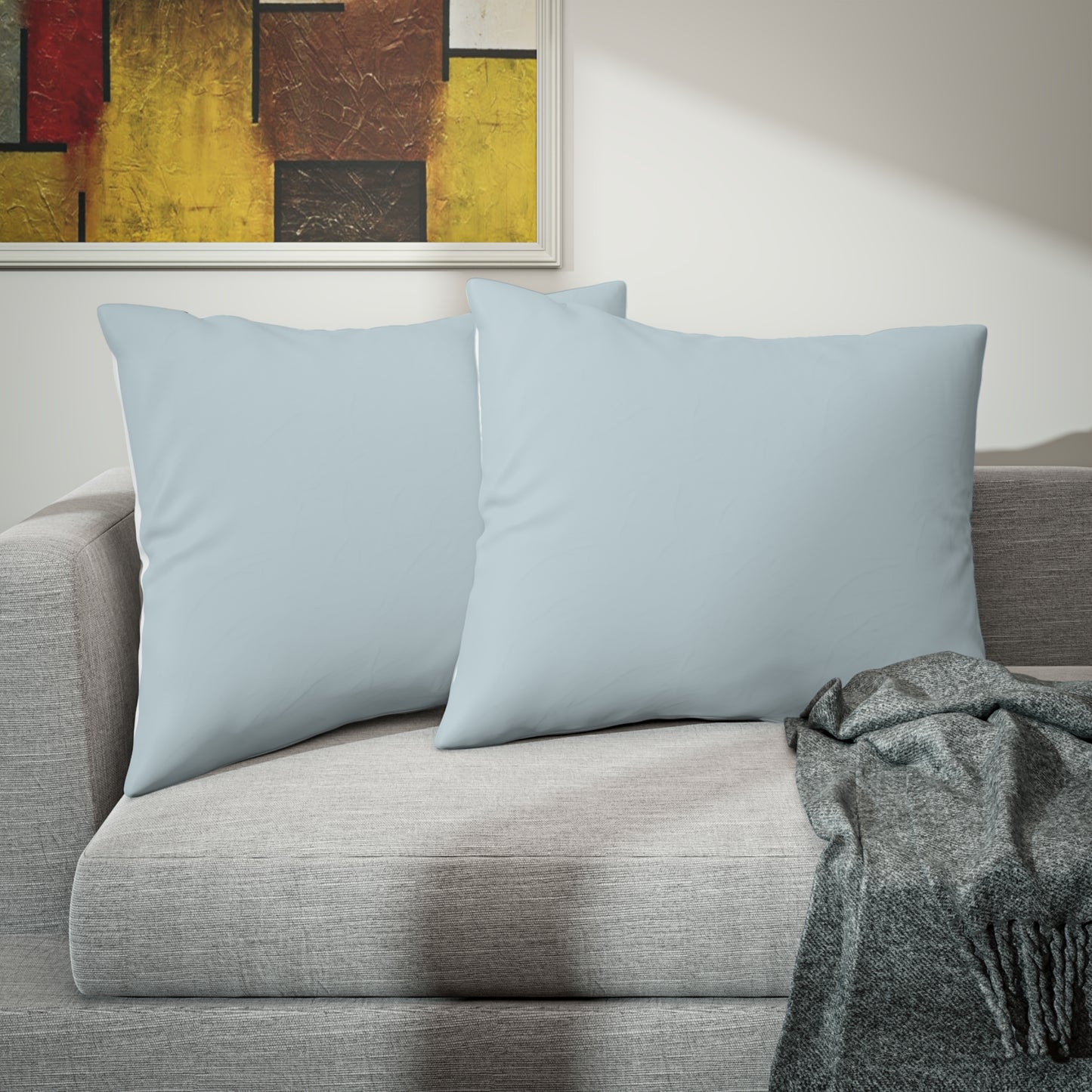 True Holiday Polar Sky Blue Solids Pillow Sham