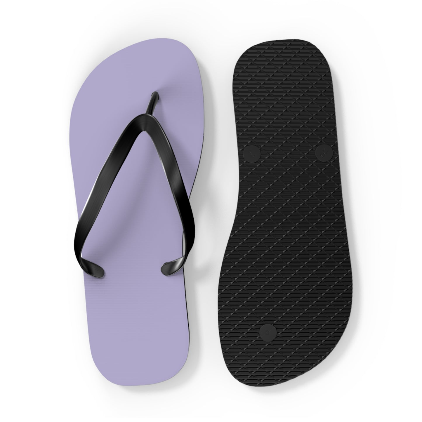 True Holiday Heather Plum Purple Solids Flip Flops