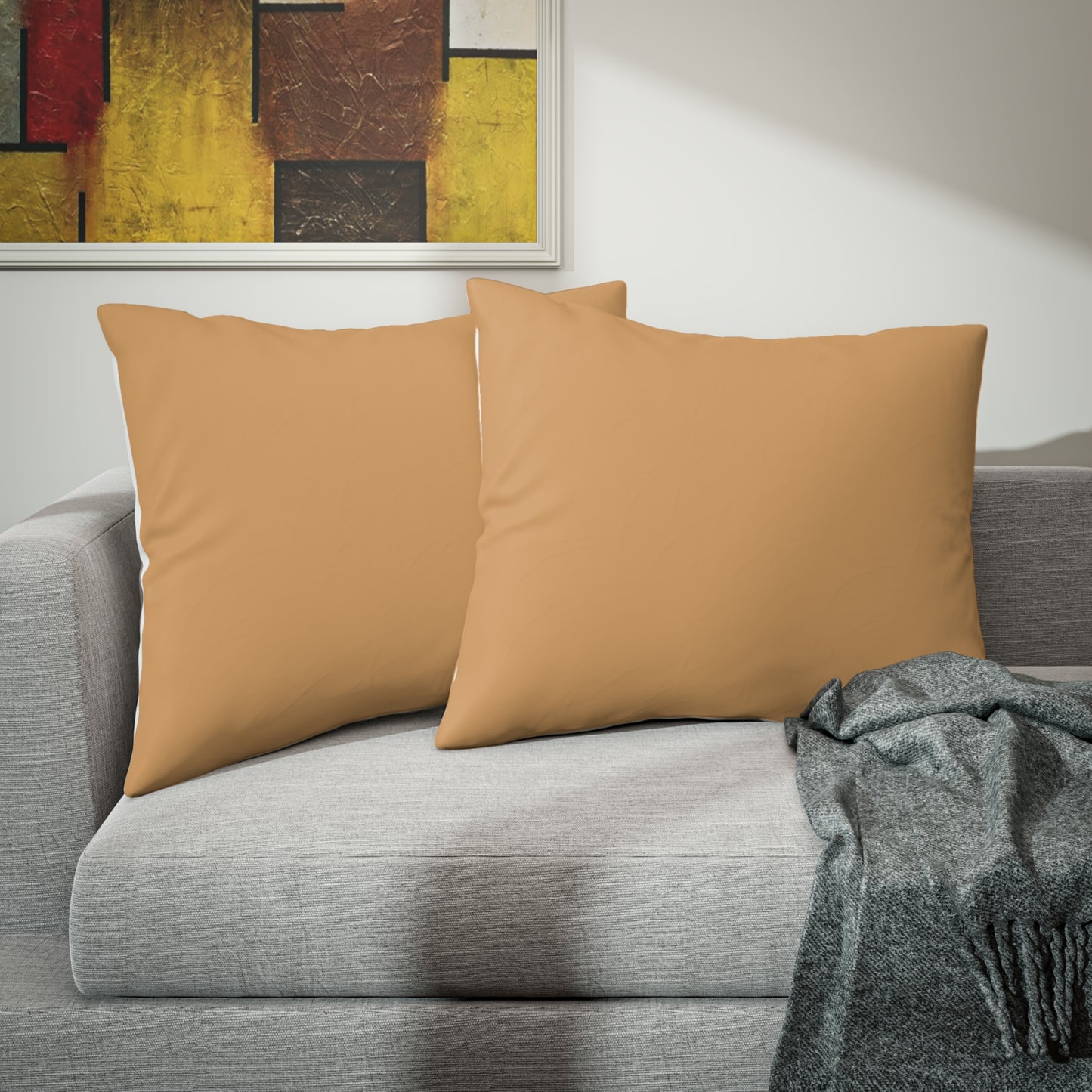 True Holiday Tiger Eye Yellow Solids Pillow Sham