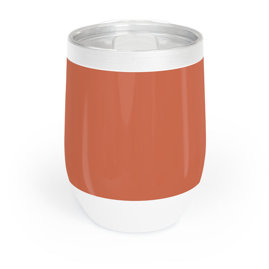 True Holiday Autumn Cover Orange Solids Chill Wine Tumbler