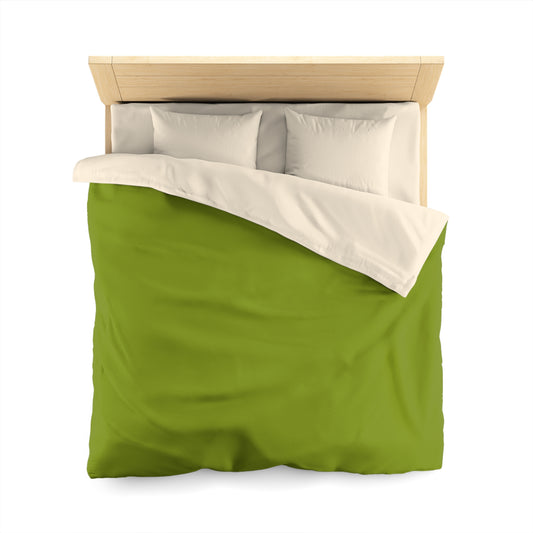 True Holiday Iguana Green Solids Duvet Cover