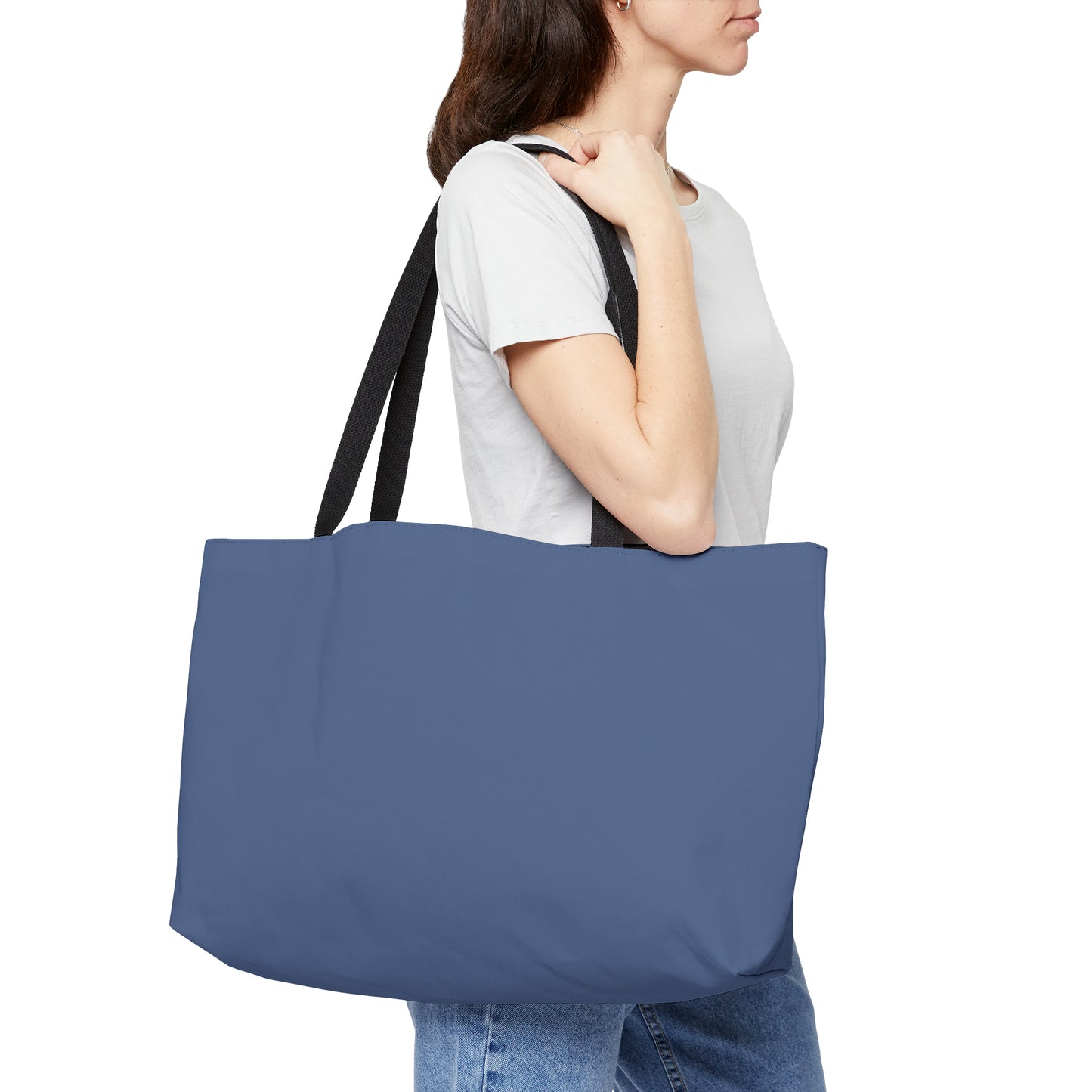 True Holiday Blue Nova Blue Solids Beach Bag