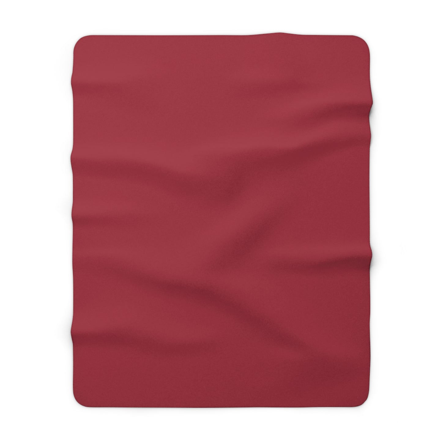 True Holiday Candy Cane Red Solids Throw Blanket