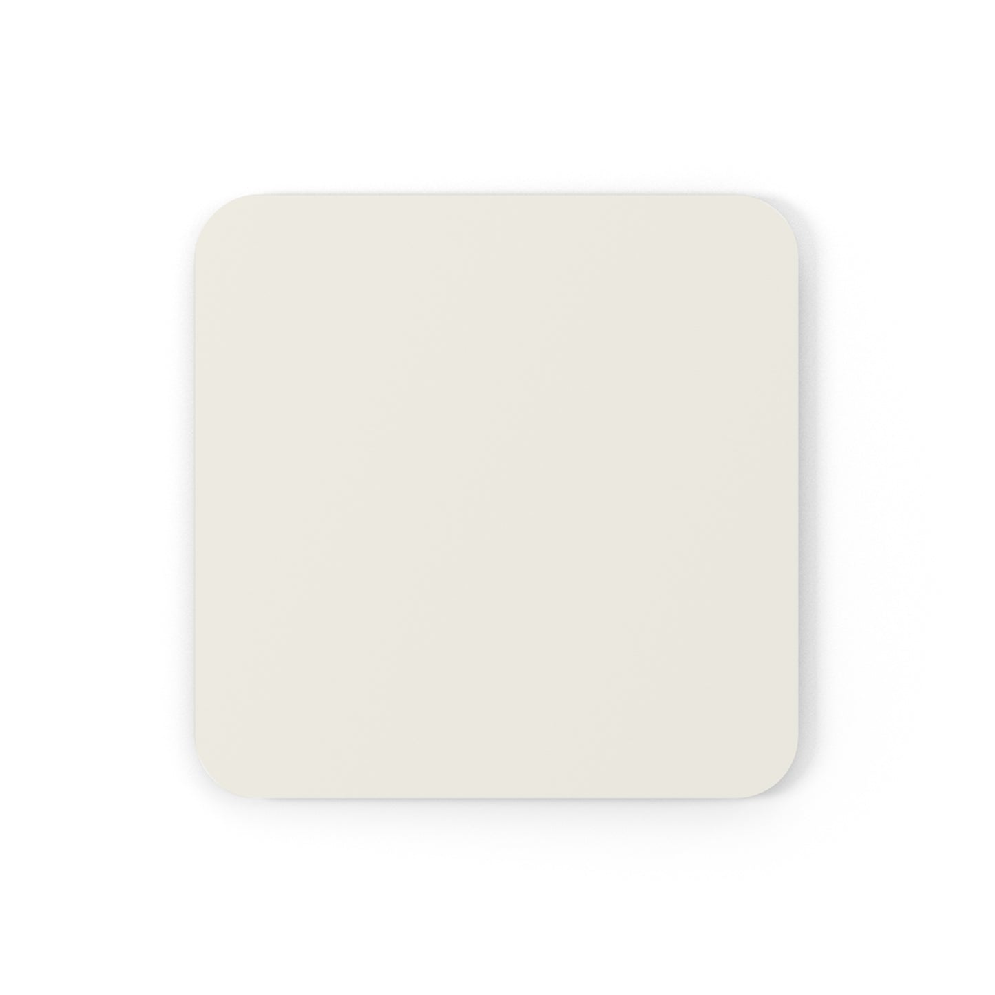 True Holiday White Dove White Solids Corkwood Coaster Set
