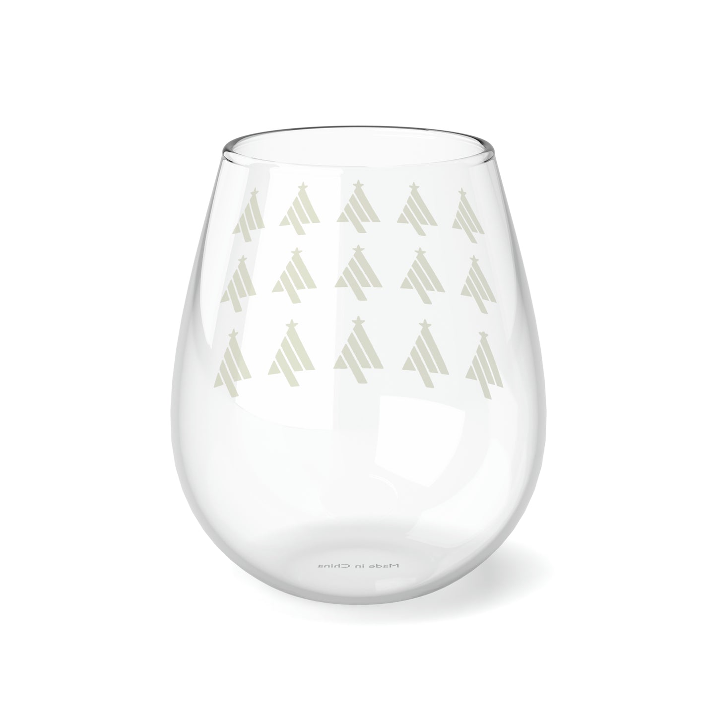 True Holiday Dark Lime Green Solids 11.75oz Stemless Wine Glass