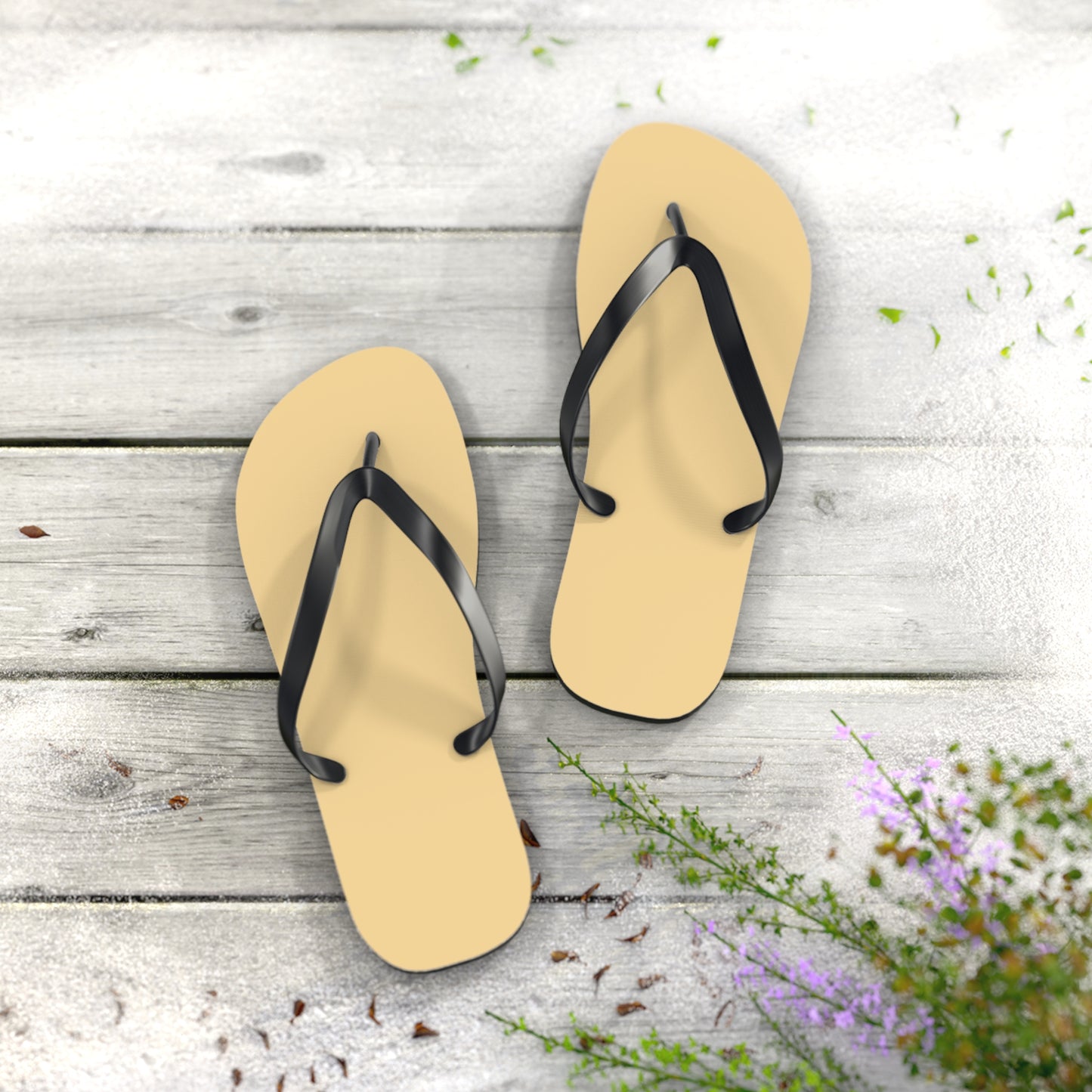 True Holiday Honeybee Yellow Solids Flip Flops