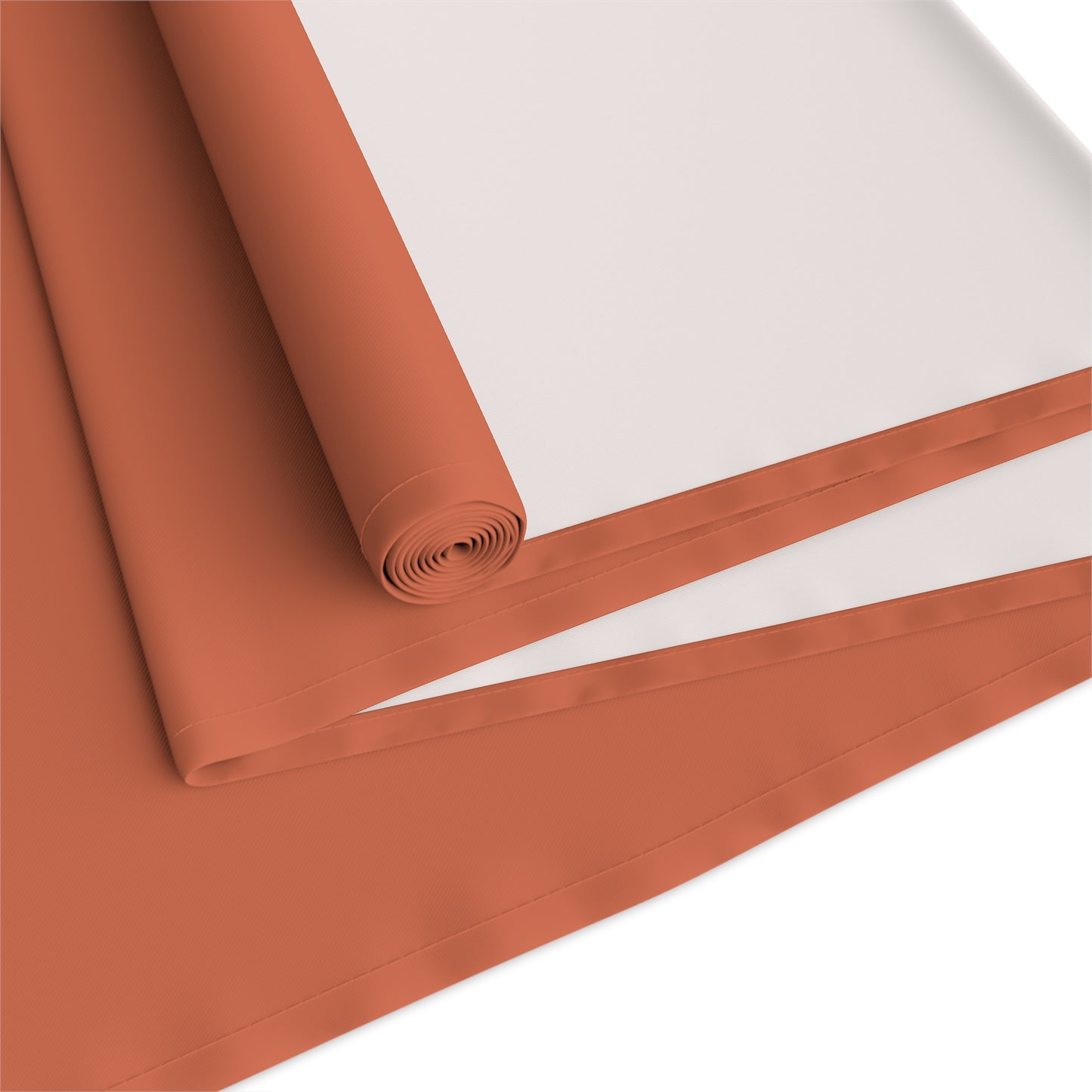 True Holiday Autumn Cover Orange Solids Table Runner