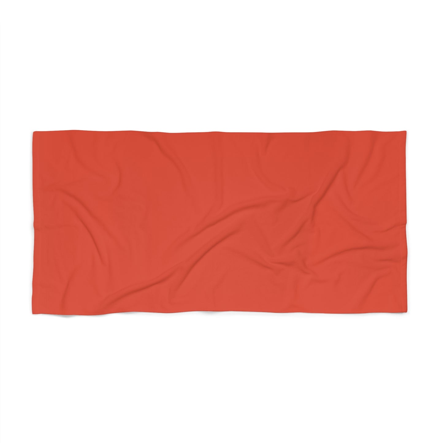 True Holiday Warm Comfort Orange Solids Beach & Pool Towel