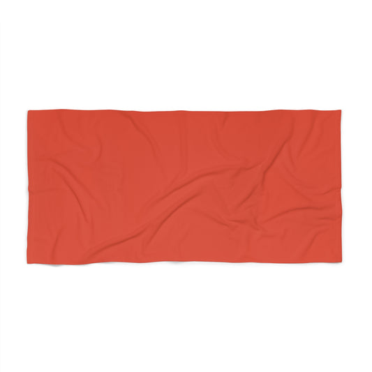 True Holiday Warm Comfort Orange Solids Beach & Pool Towel
