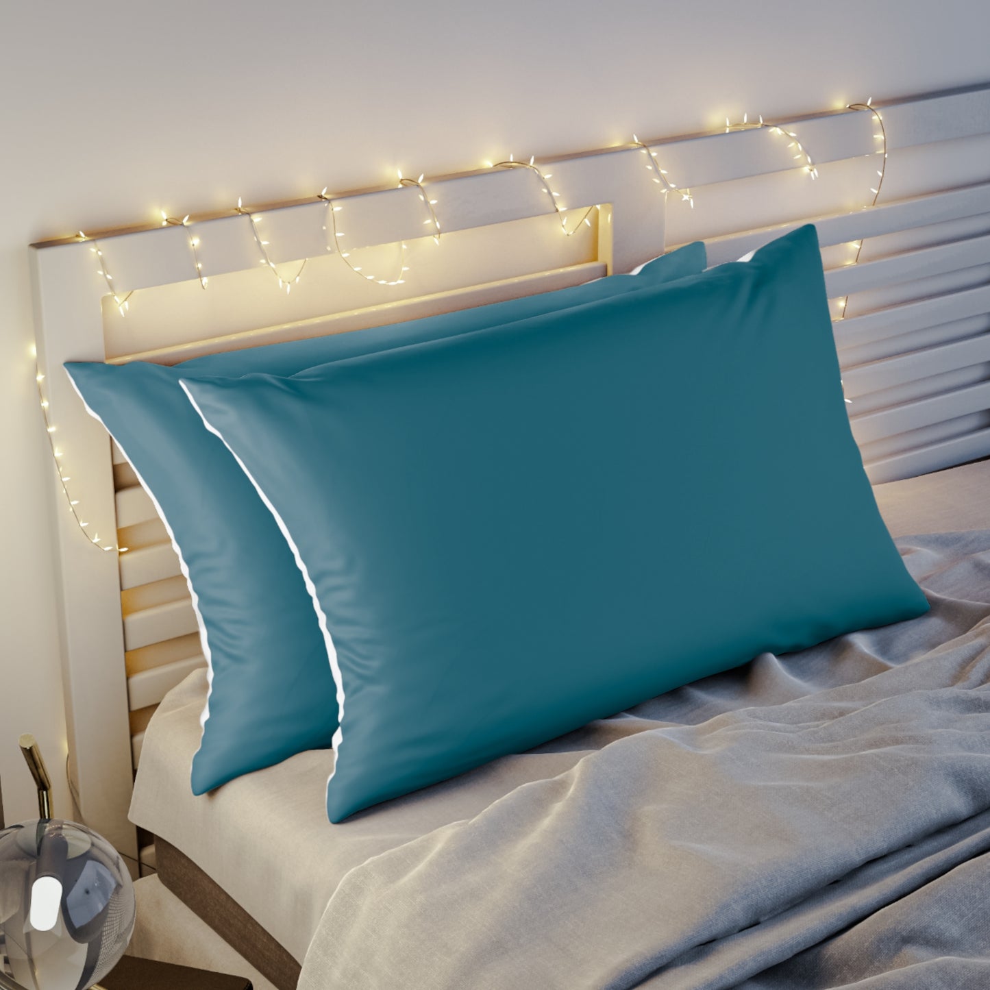 True Holiday Deep Ocean Blue Solids Pillow Sham
