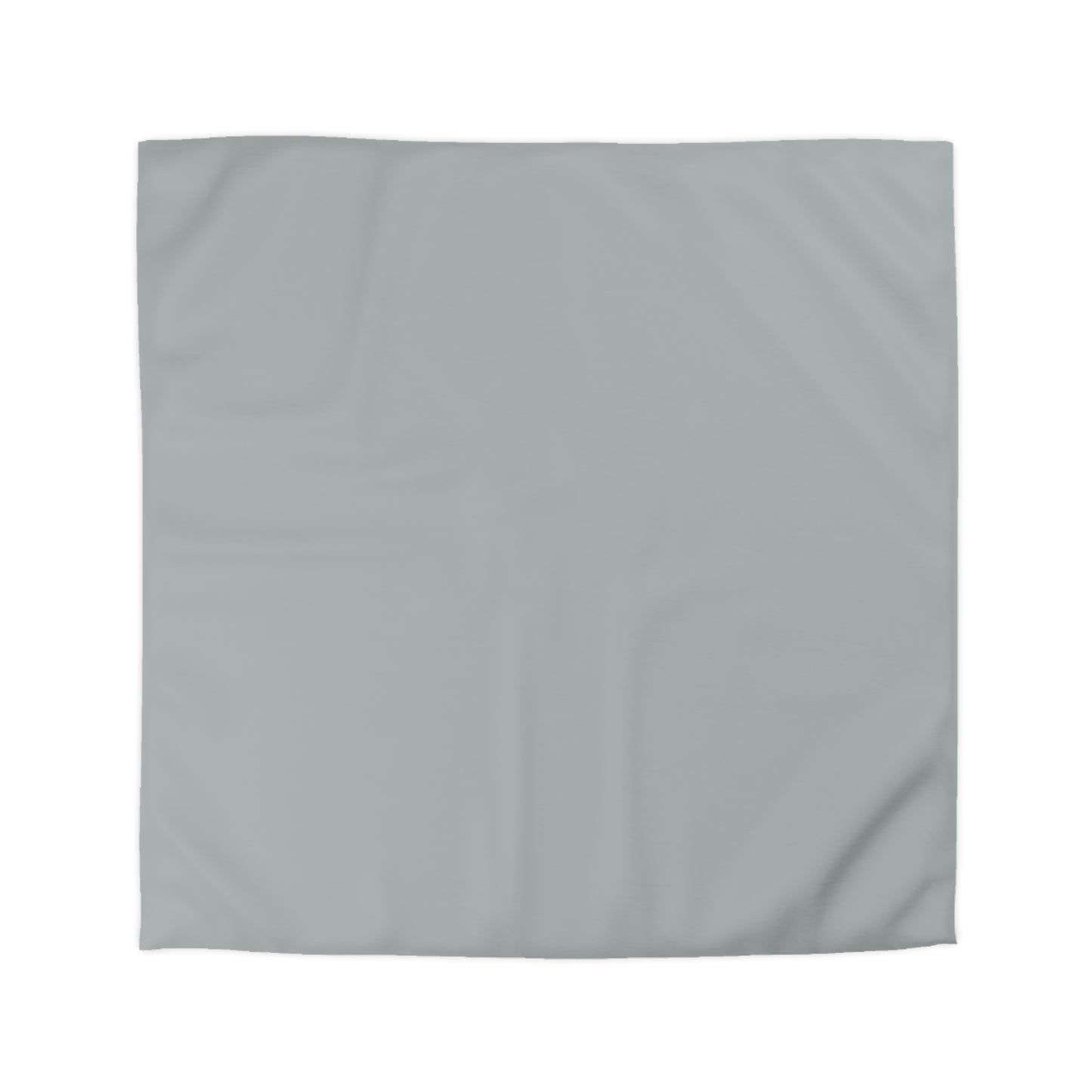 True Holiday Marina Gray Gray Solids Duvet Cover