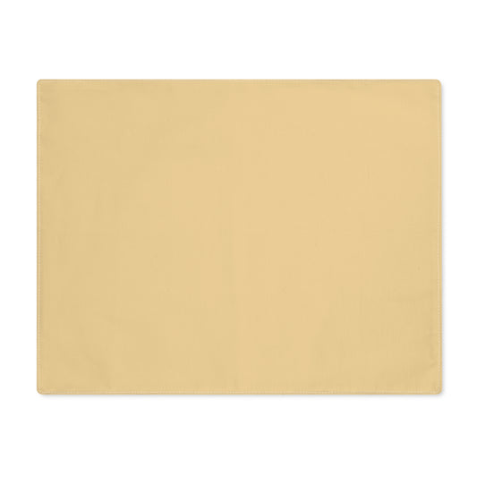 True Holiday Honeybee Yellow Solids Placemat