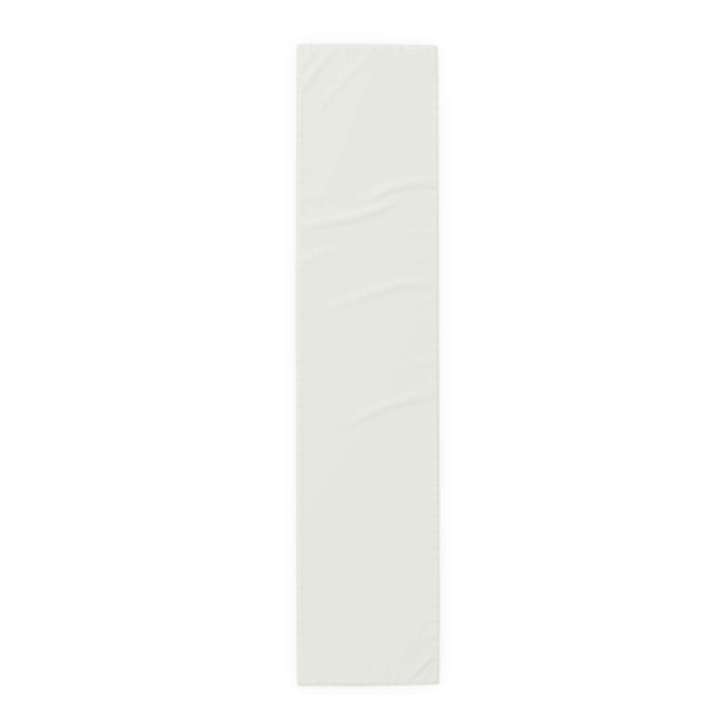True Holiday White Heron White Solids Table Runner