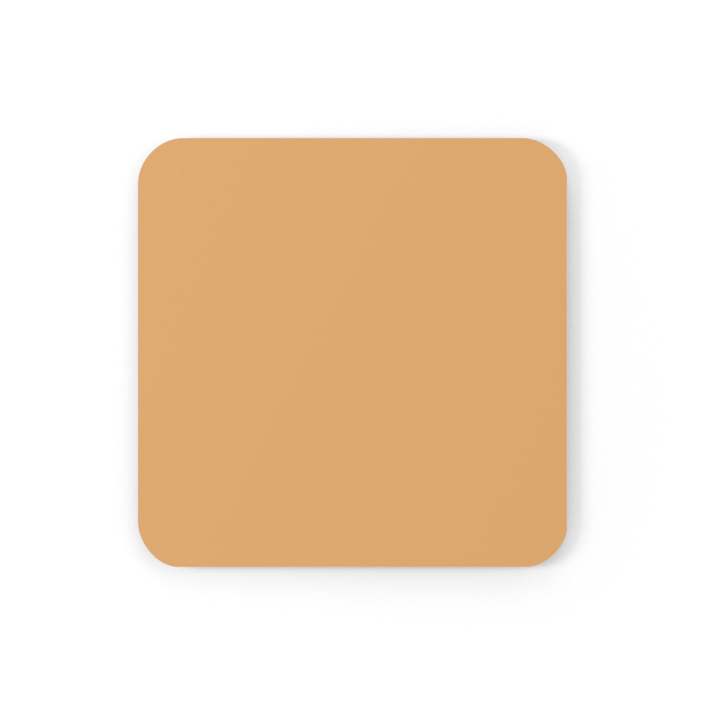 True Holiday Tiger Eye Yellow Solids Corkwood Coaster Set