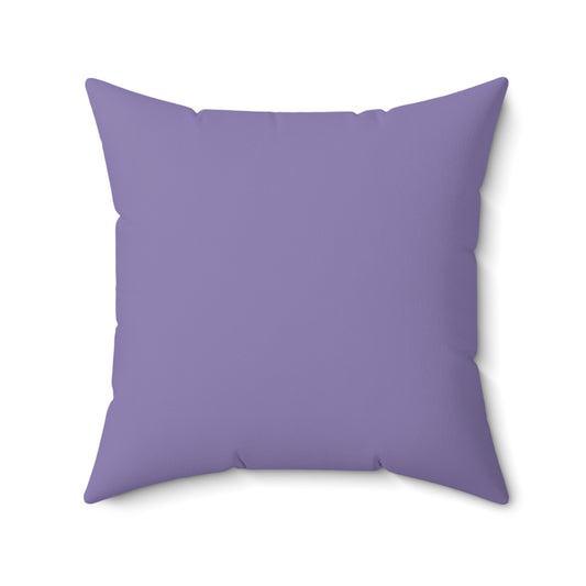 True Holiday Charmed Violet Purple Solids 20" Square Throw Pillow