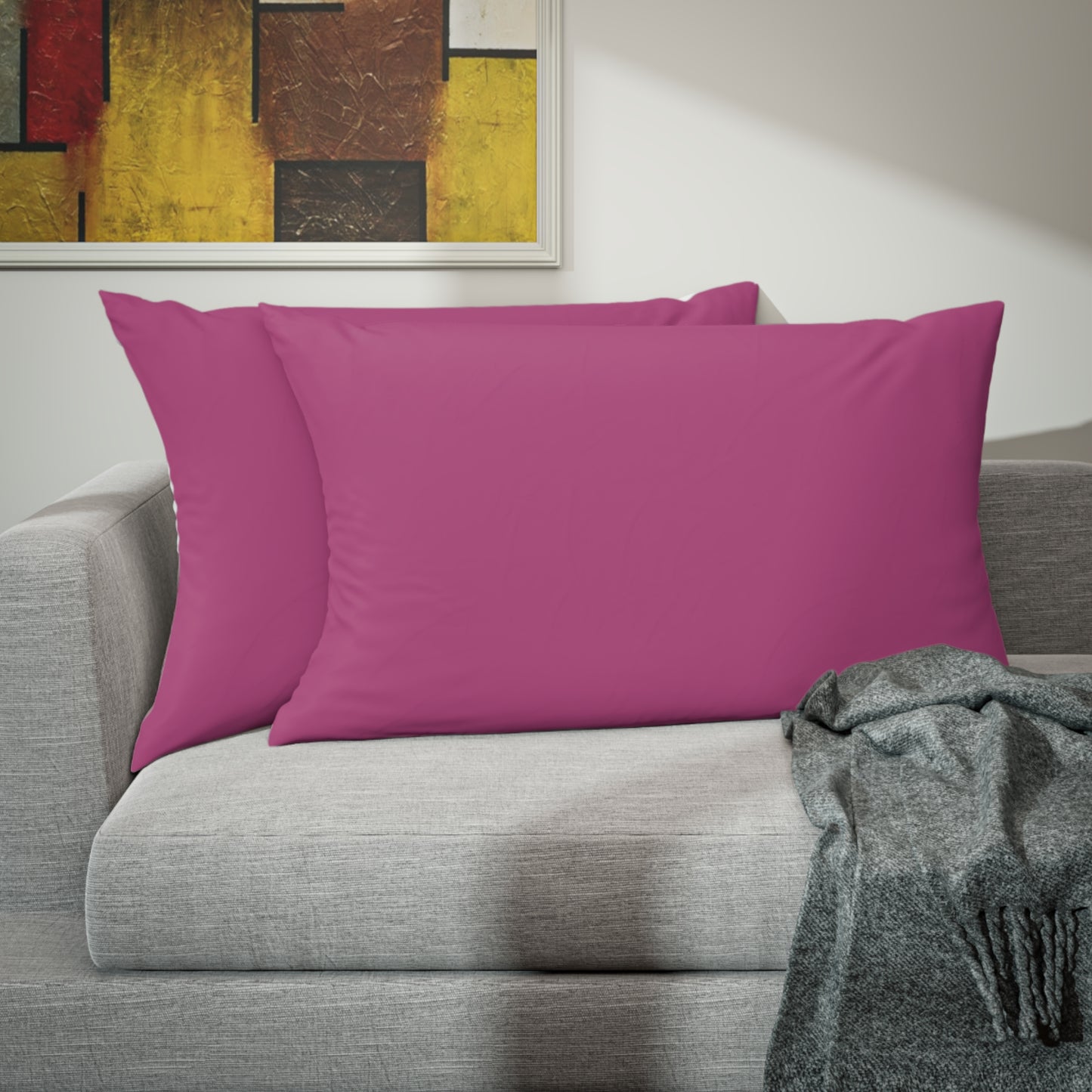 True Holiday Hot Lips Red Solids Pillow Sham