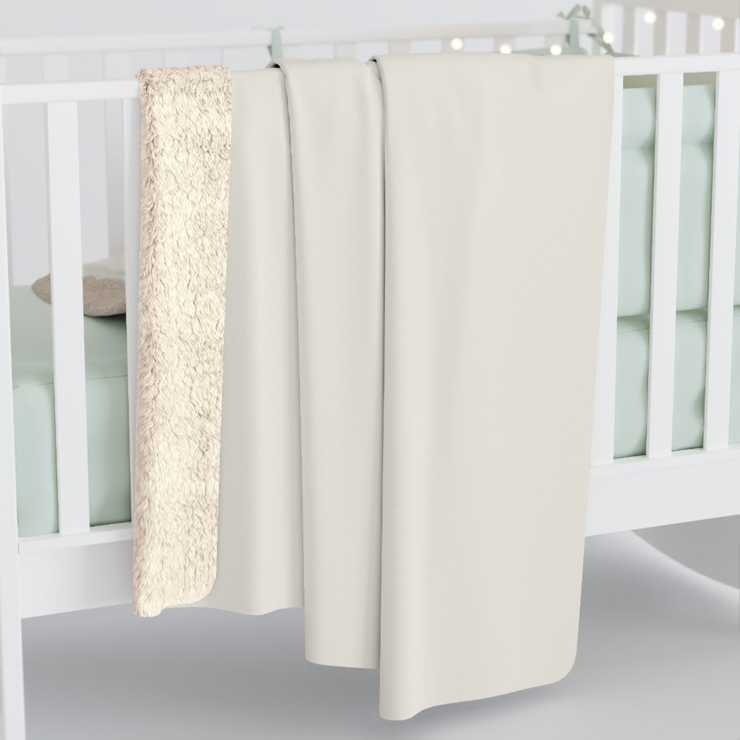 True Holiday White Dove White Solids Throw Blanket