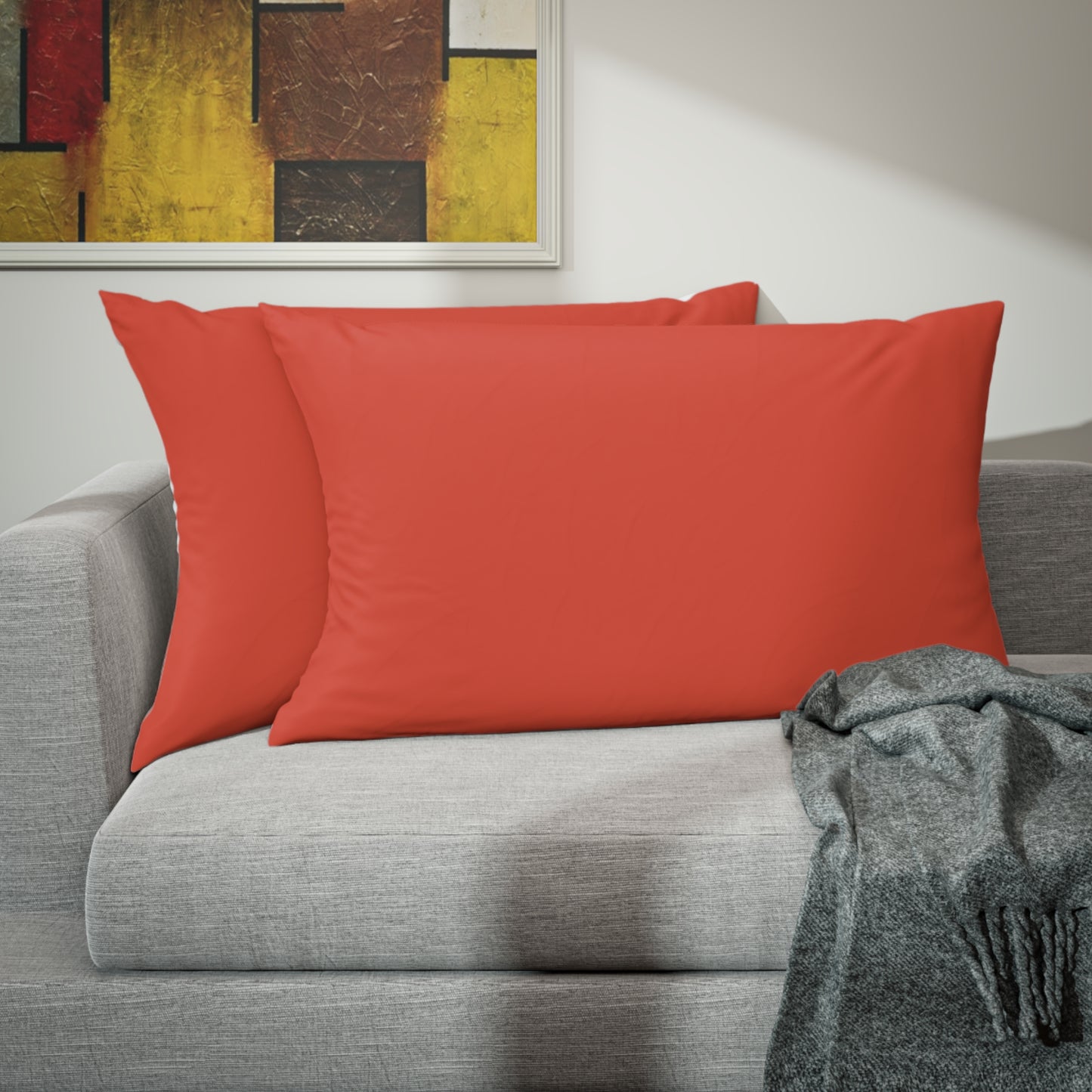 True Holiday Warm Comfort Orange Solids Pillow Sham