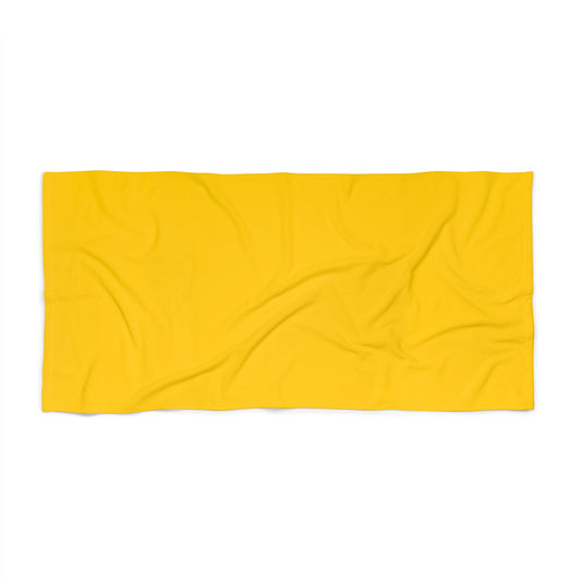 True Holiday Sun Kissed Yellow Solids Beach & Pool Towel