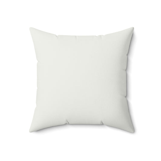 True Holiday White Heron White Solids 18" Square Throw Pillow