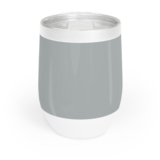 True Holiday Marina Gray Gray Solids Chill Wine Tumbler