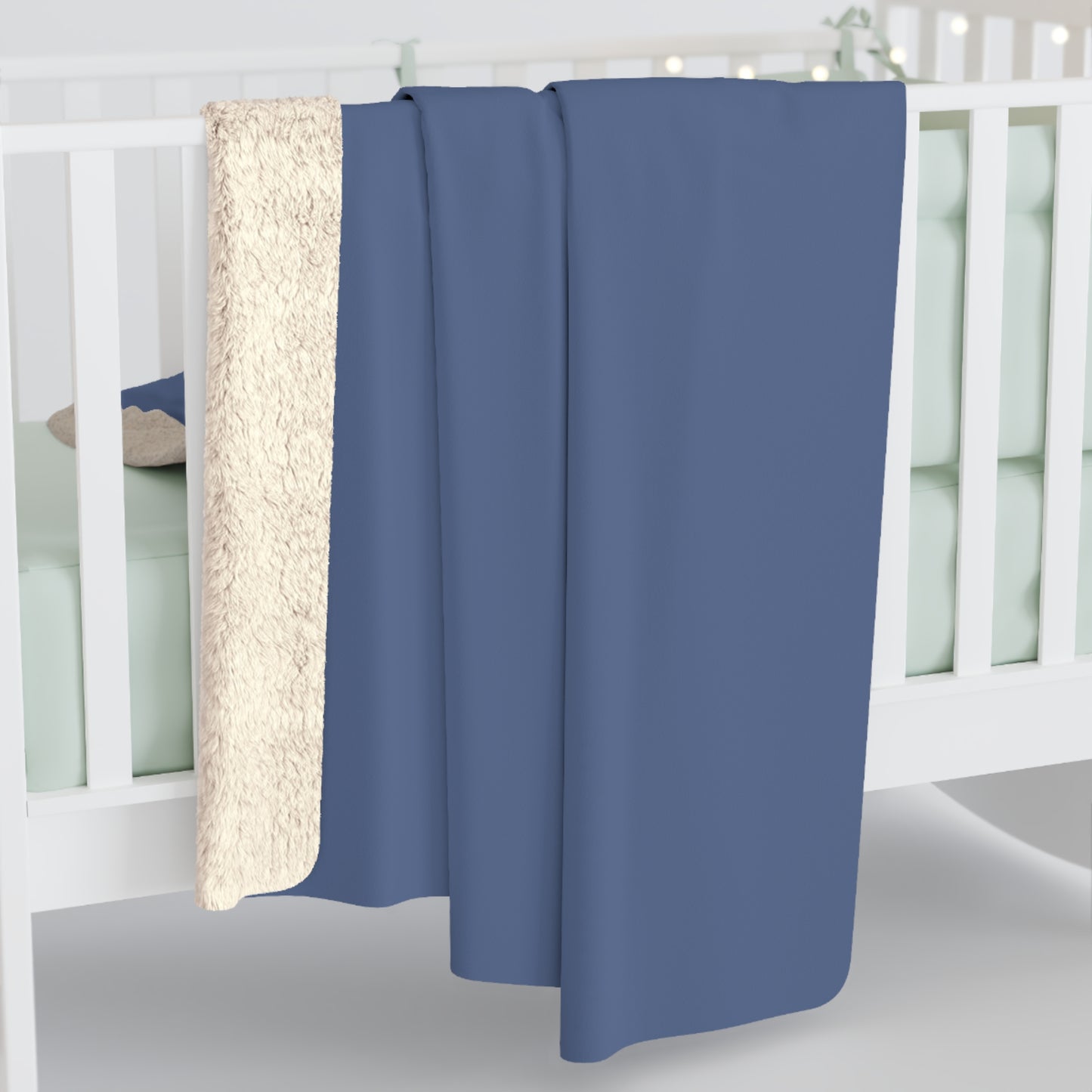 True Holiday Blue Nova Blue Solids Throw Blanket