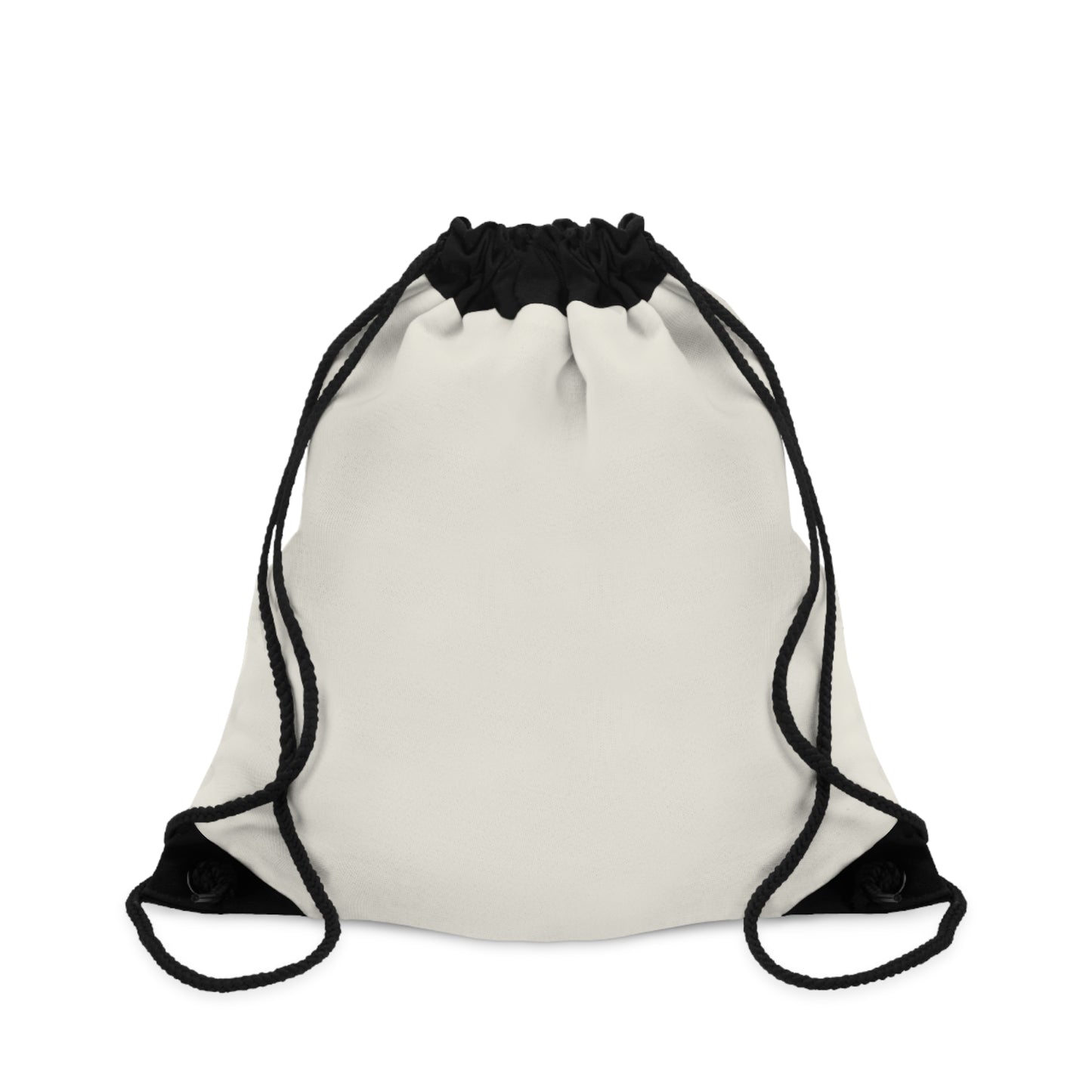 True Holiday Swiss Coffee White Solids Drawstring Bag