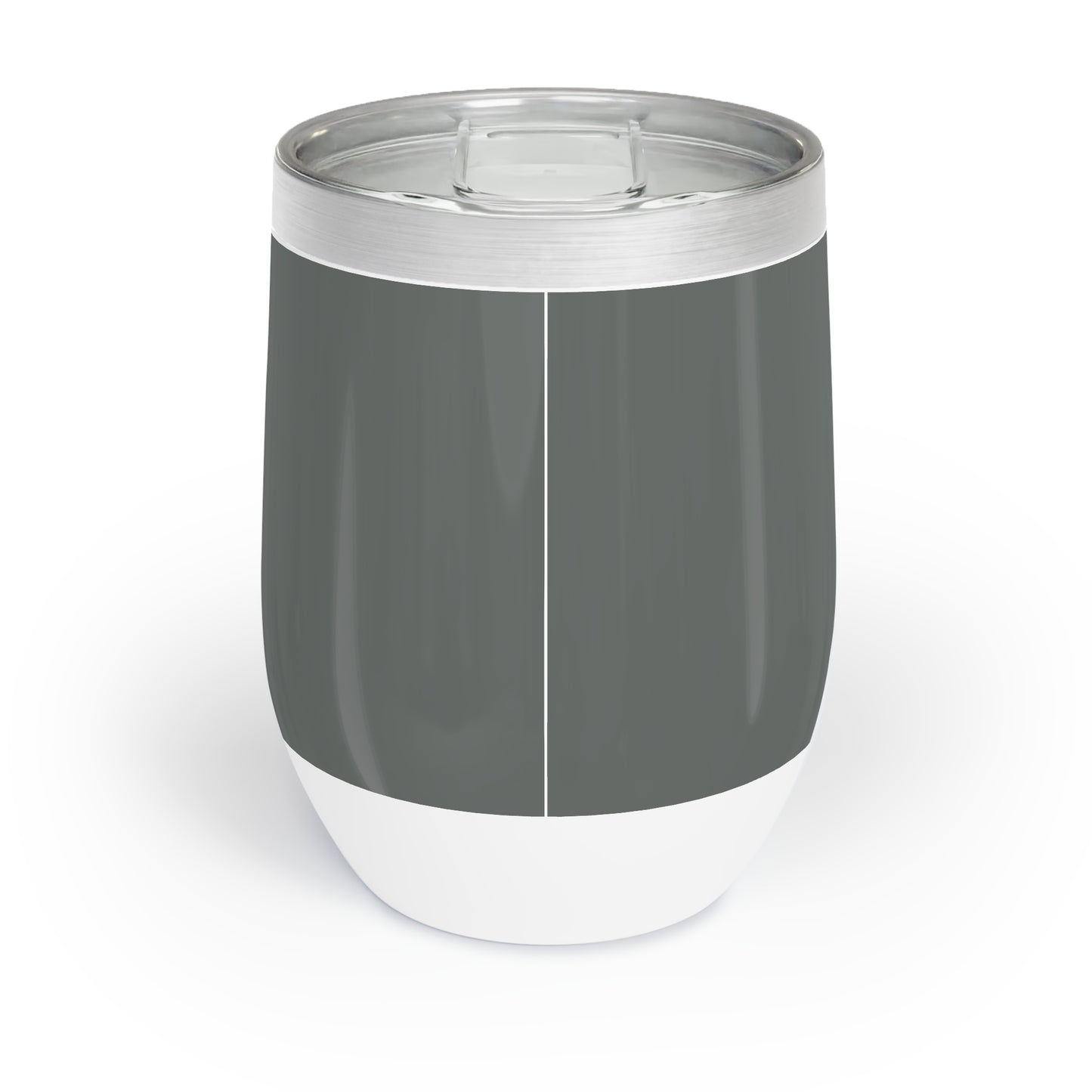 True Holiday Kitty Gray Gray Solids Chill Wine Tumbler