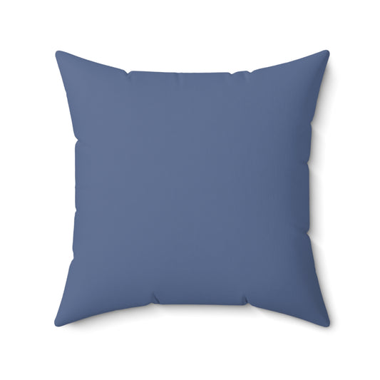 True Holiday Blue Nova Blue Solids 20" Square Throw Pillow