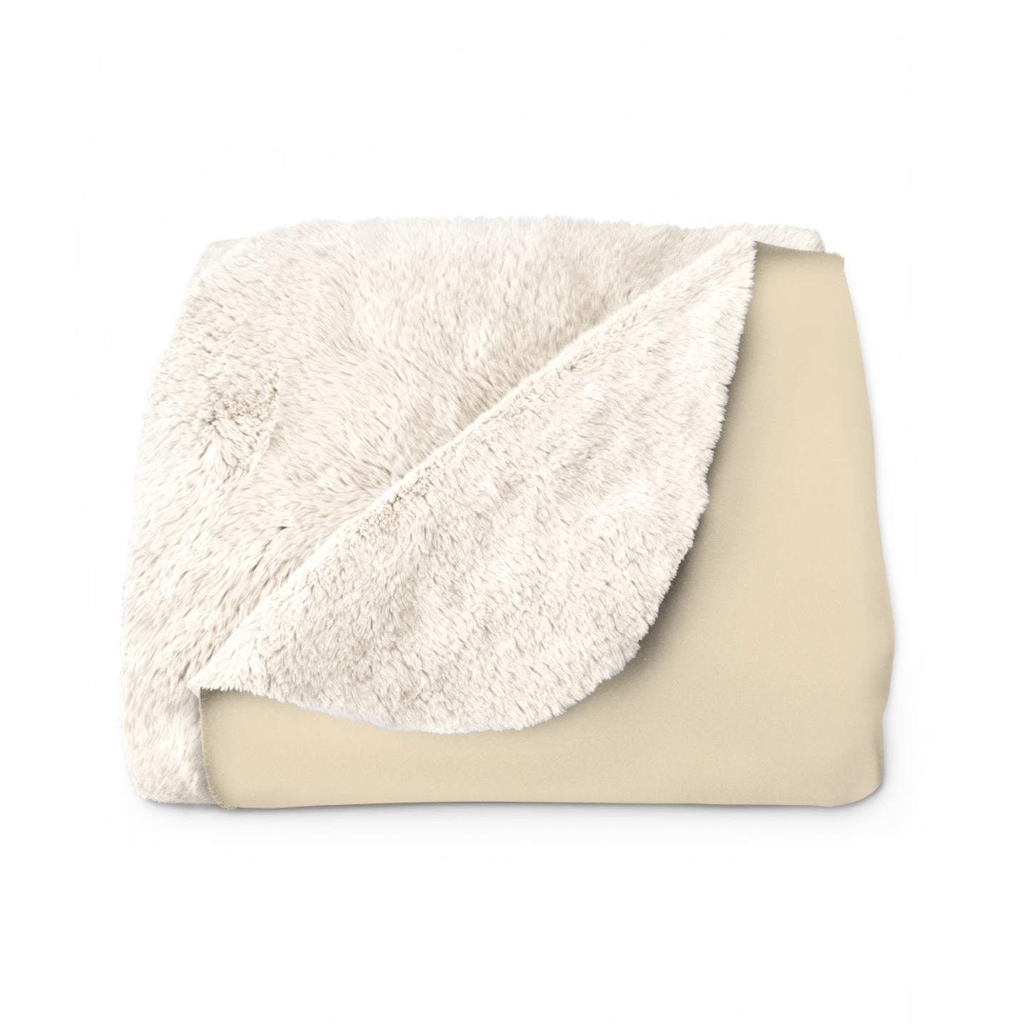 True Holiday Ivory Lustre Yellow Solids Throw Blanket