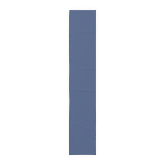 True Holiday Blue Nova Blue Solids Table Runner