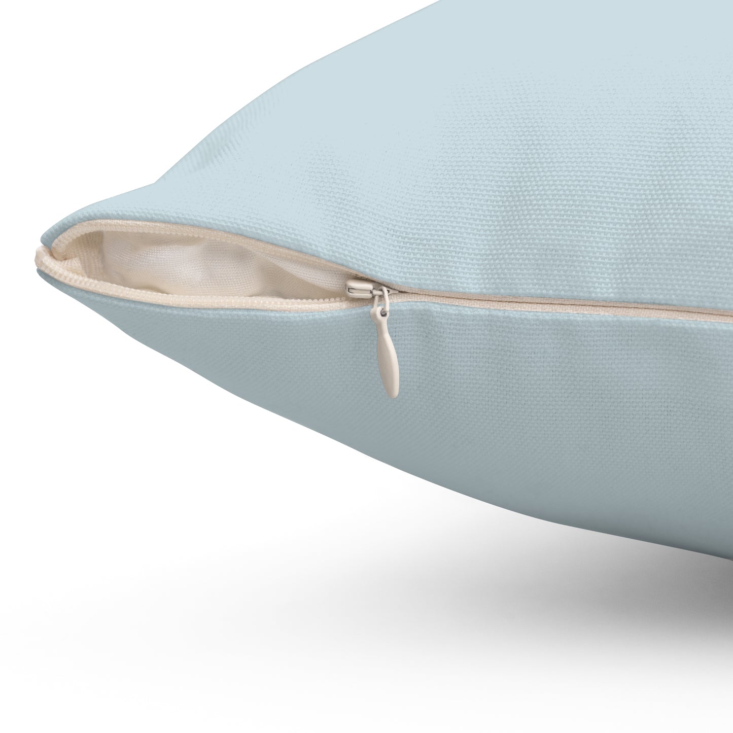 True Holiday Polar Sky Blue Solids 20" Square Throw Pillow