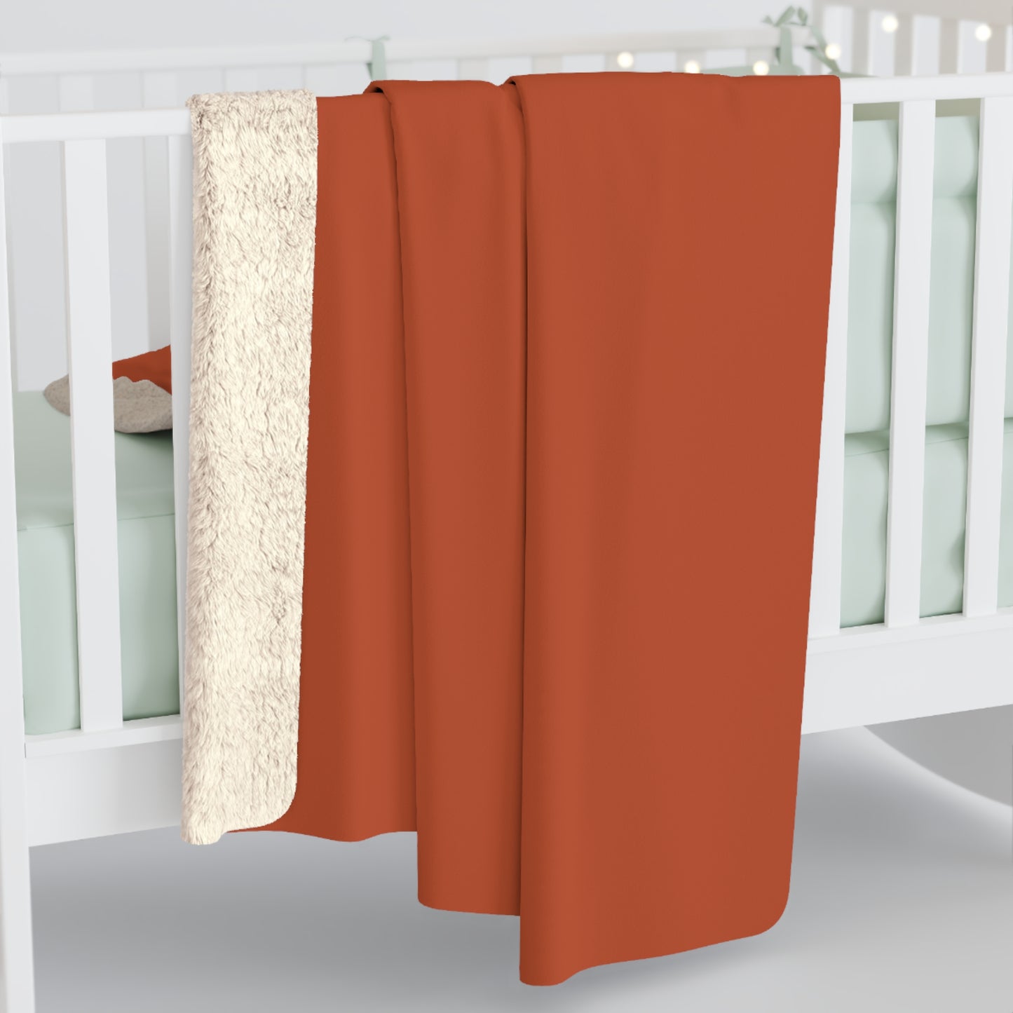 True Holiday Fireball Orange Solids Throw Blanket