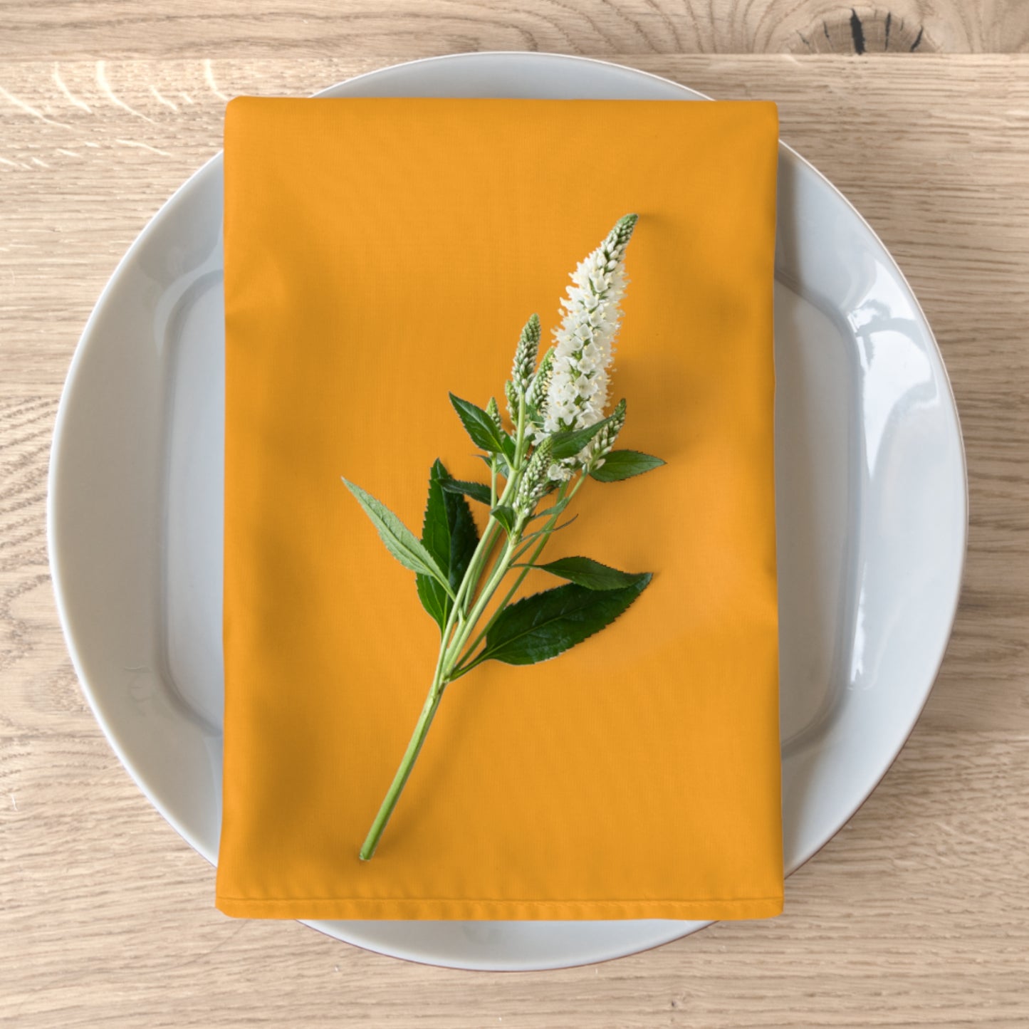True Holiday Citrus Blast Yellow Solids Napkins