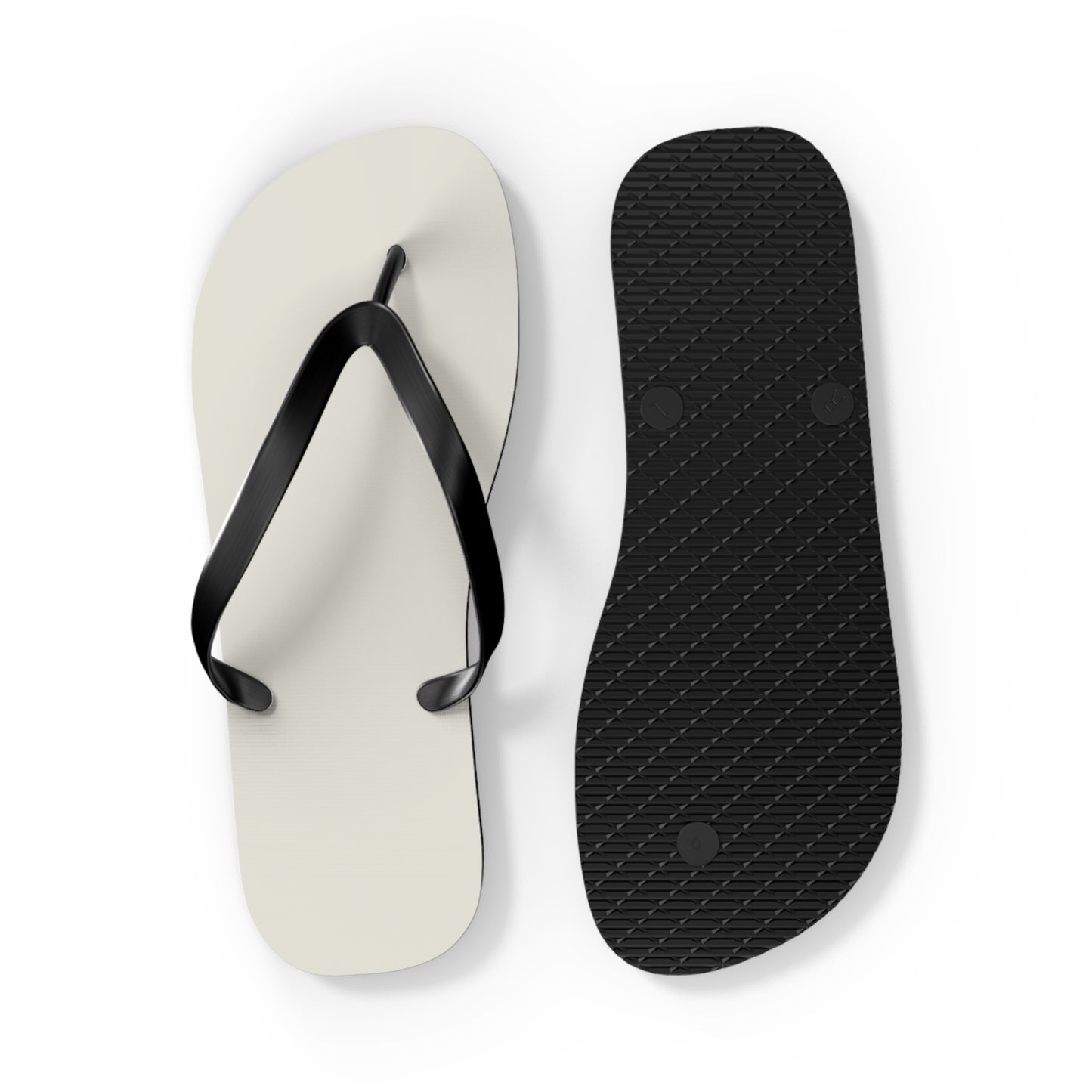 True Holiday Swiss Coffee White Solids Flip Flops