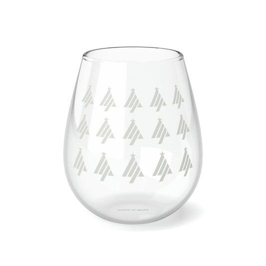 True Holiday White Heron White Solids 11.75oz Stemless Wine Glass