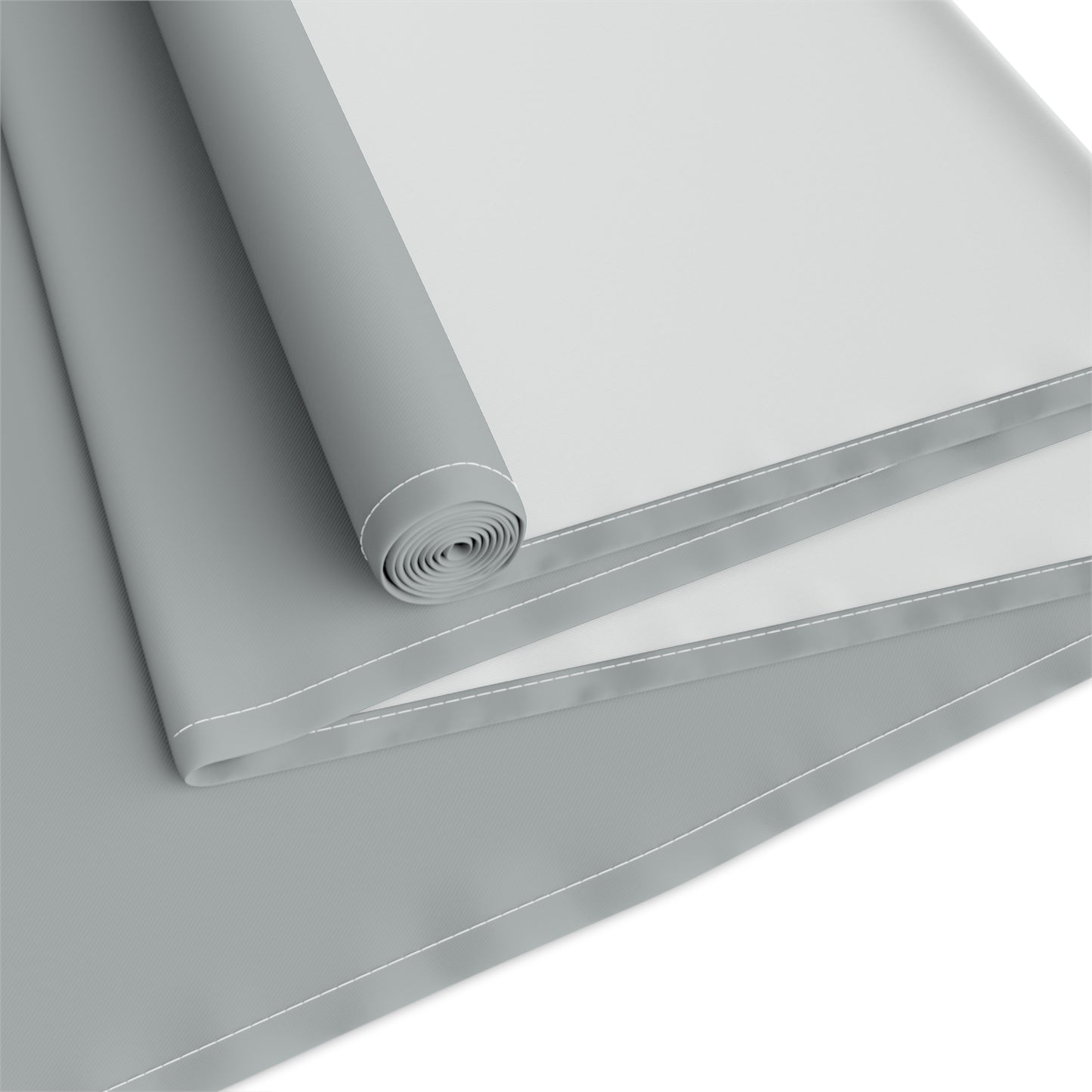 True Holiday Marina Gray Gray Solids Table Runner