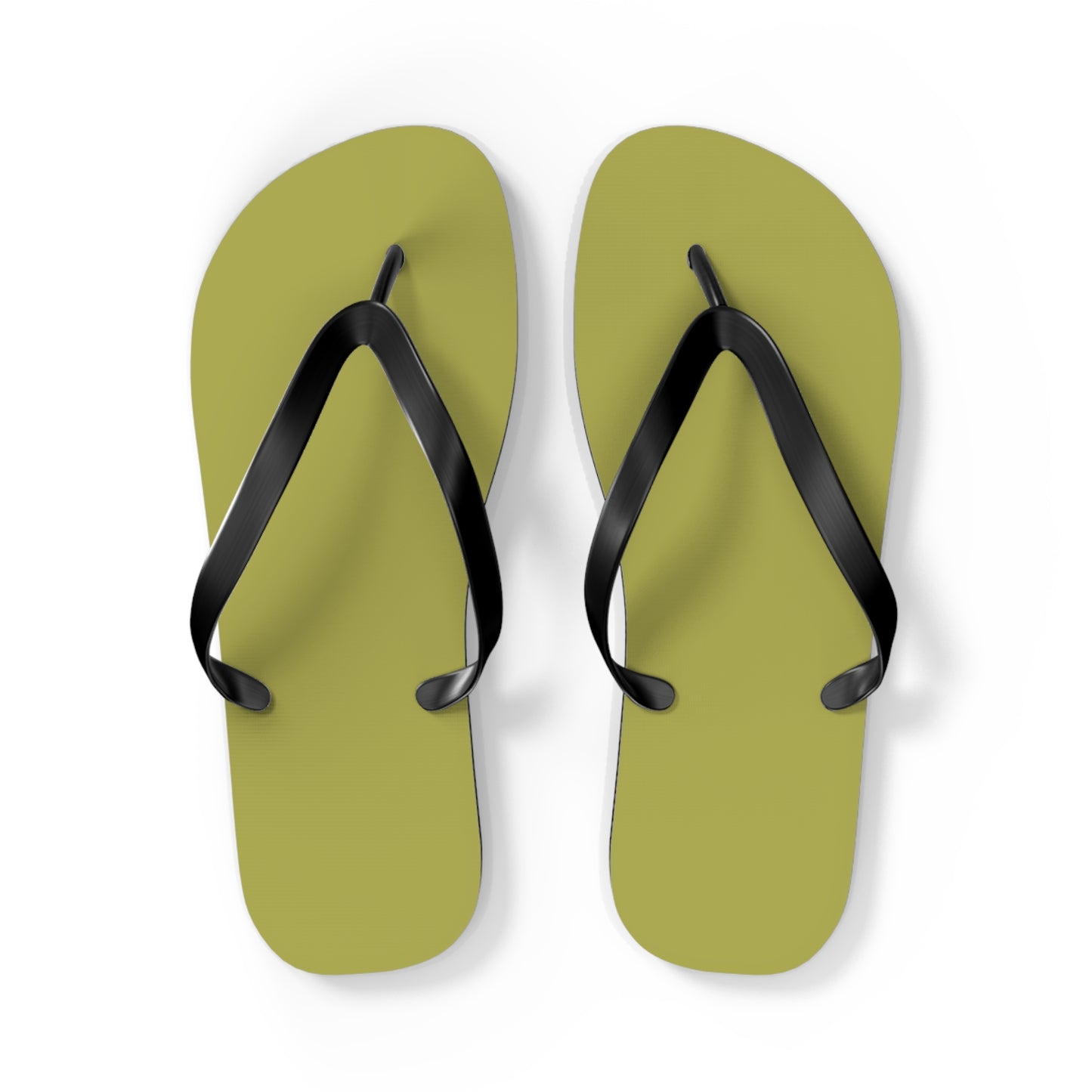 True Holiday Perennial Green Solids Flip Flops