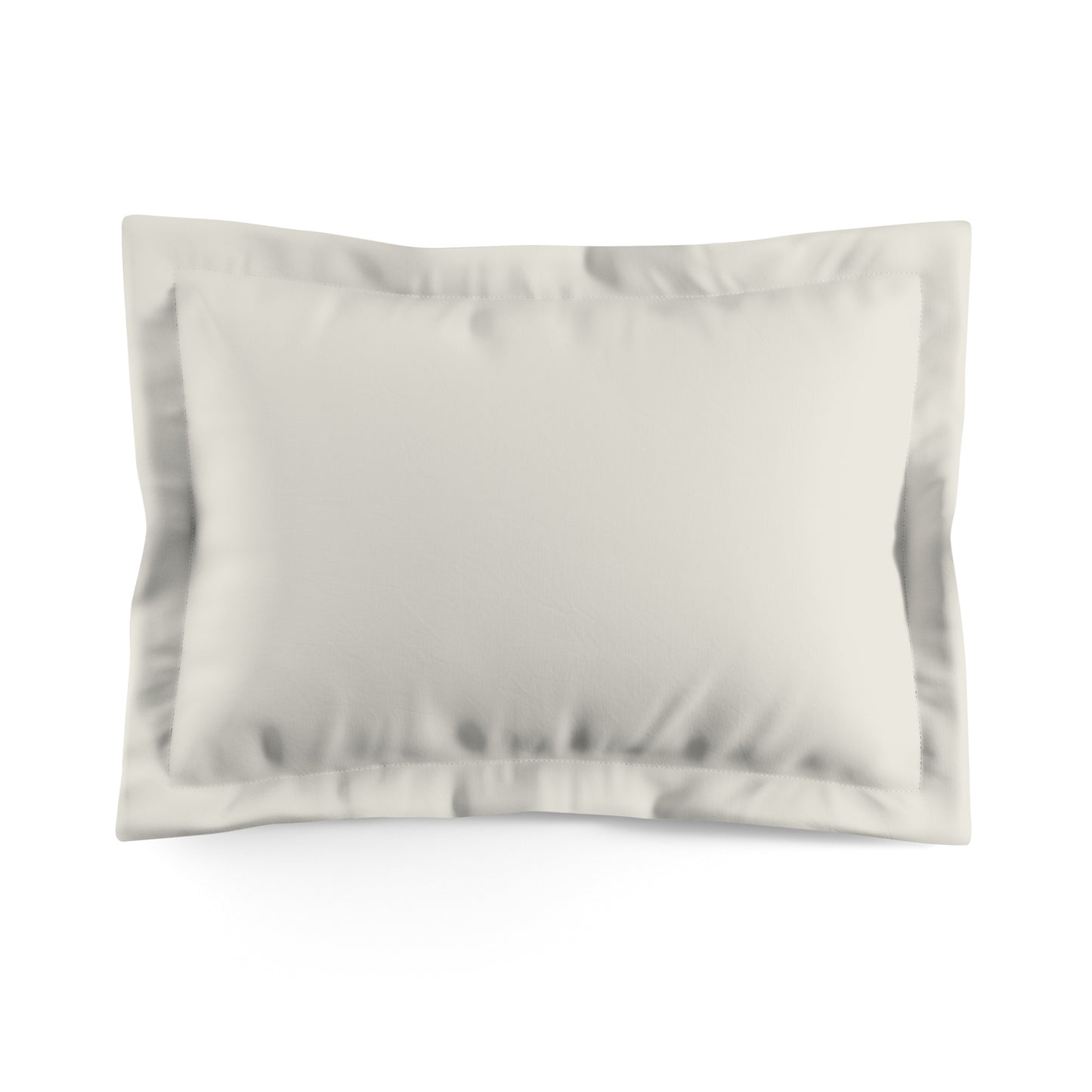 True Holiday White Dove White Solids Microfiber Pillow Sham