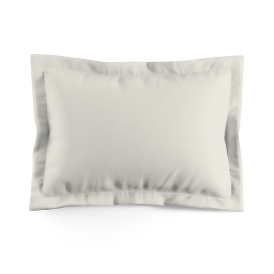 True Holiday White Dove White Solids Microfiber Pillow Sham