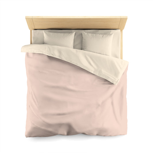 True Holiday Sunlit Coral Orange Solids Duvet Cover