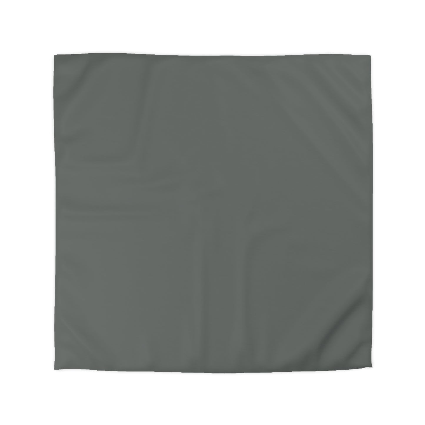 True Holiday Kitty Gray Gray Solids Duvet Cover