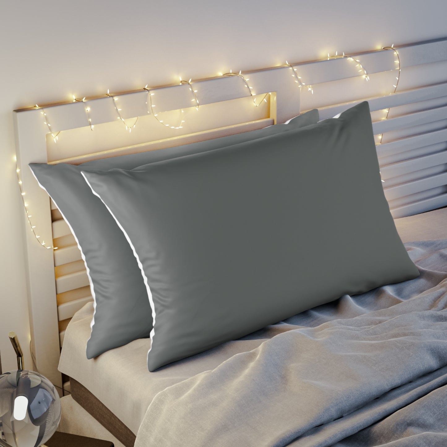 True Holiday Kitty Gray Gray Solids Pillow Sham