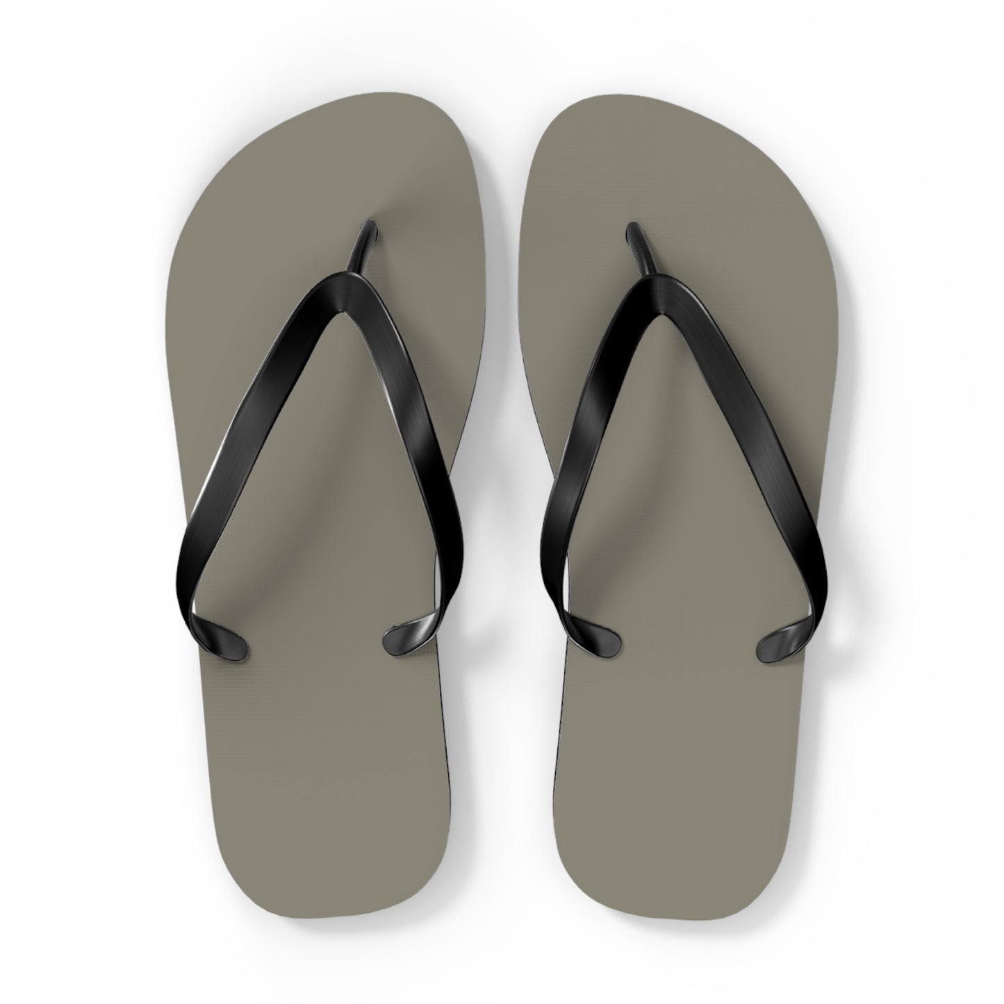 True Holiday Antique Pewter Green Solids Flip Flops