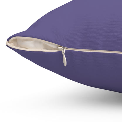 True Holiday Seduction Purple Solids 18" Square Throw Pillow