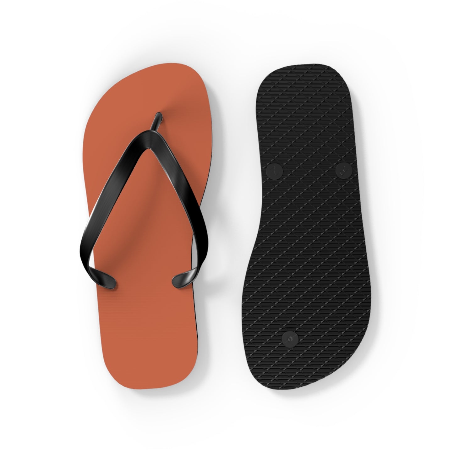 True Holiday Autumn Cover Orange Solids Flip Flops